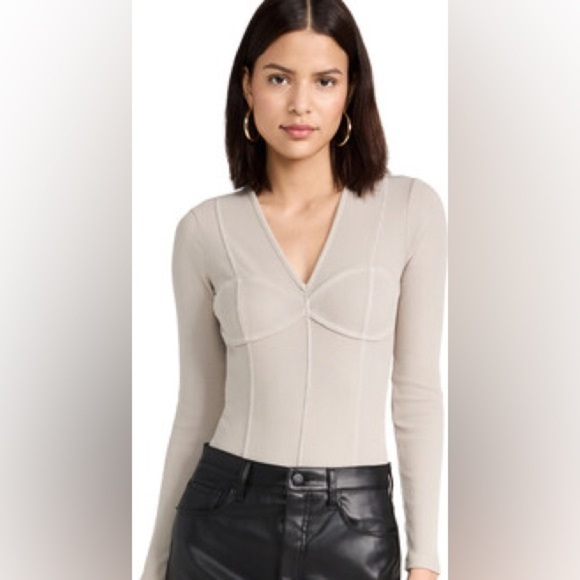 NWT AGOLDE Devlin Thong Bodysuit! - Picture 2 of 9